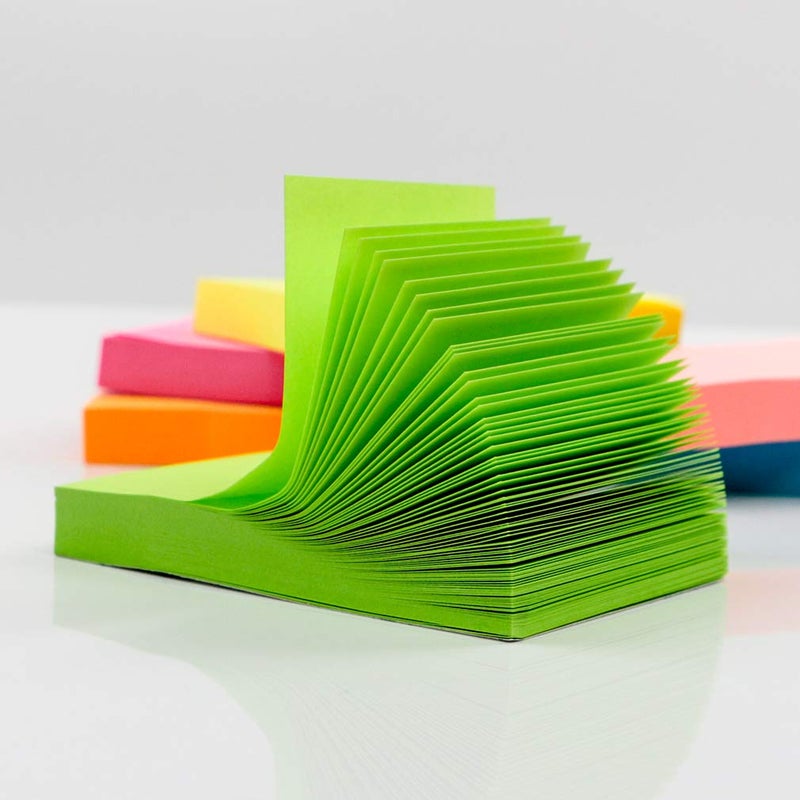 VANZAVANZU Sticky Notes - VANZAVANZU Self-Stick Notes 2x3 in, 24 Pads, 100 Sheets/Pad, 6 Bright Colors, Easy Post Notes (3x2 in, 24 Pads) - Image 5